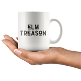 Elm Treason Logo Mug - 11 oz (white)
