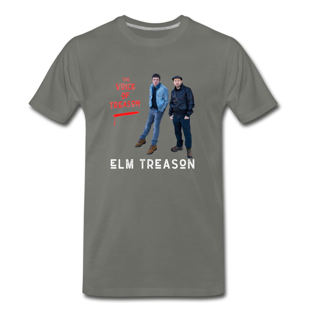 The Voice of Treason T-Shirt (standing) (Men) - asphalt gray