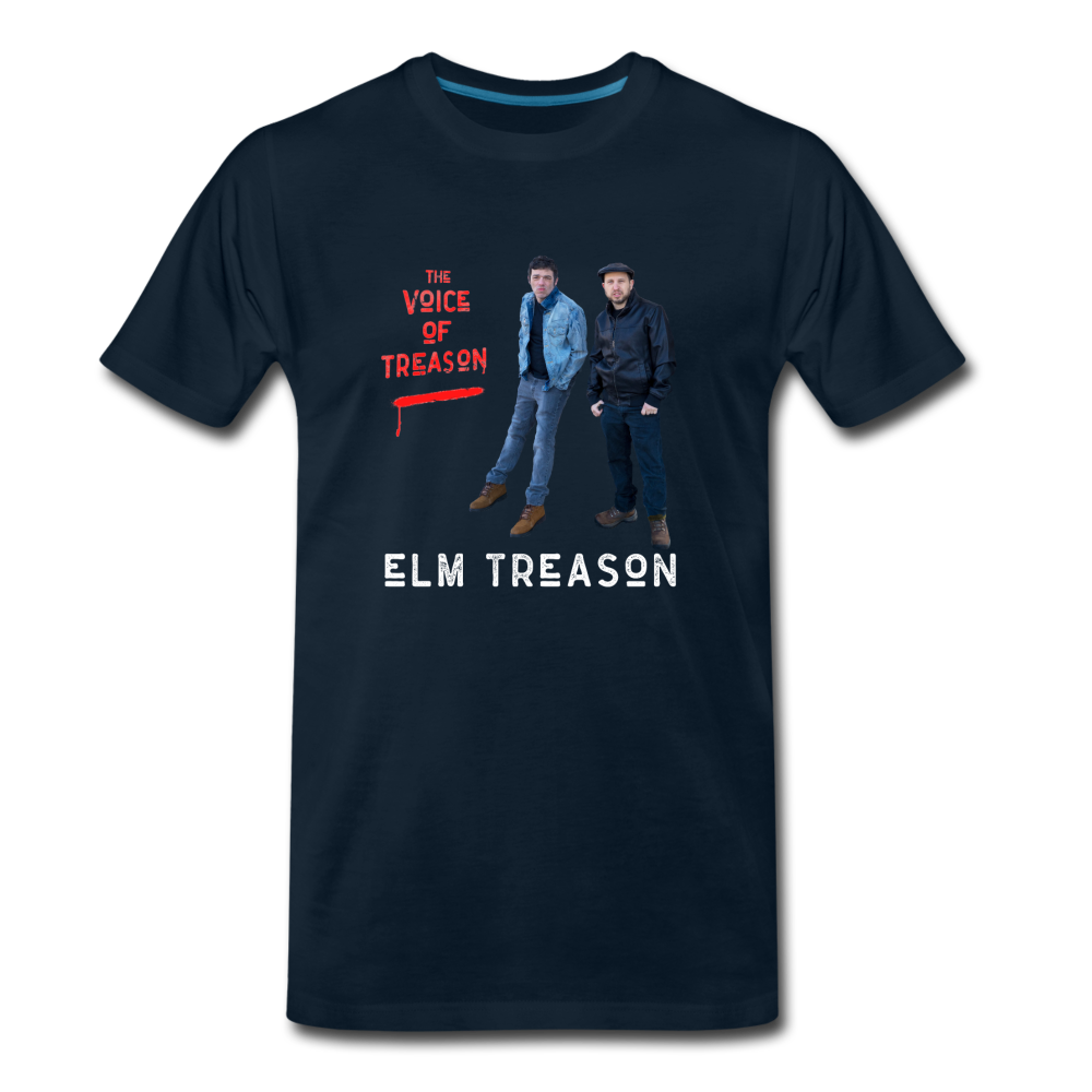 The Voice of Treason T-Shirt (standing) (Men) - deep navy