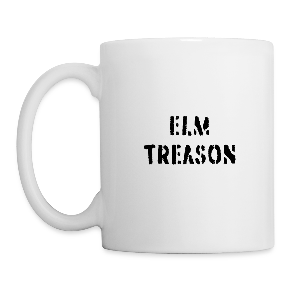 Elm Treason Guitar/Logo Mug - 11 oz (white) - white