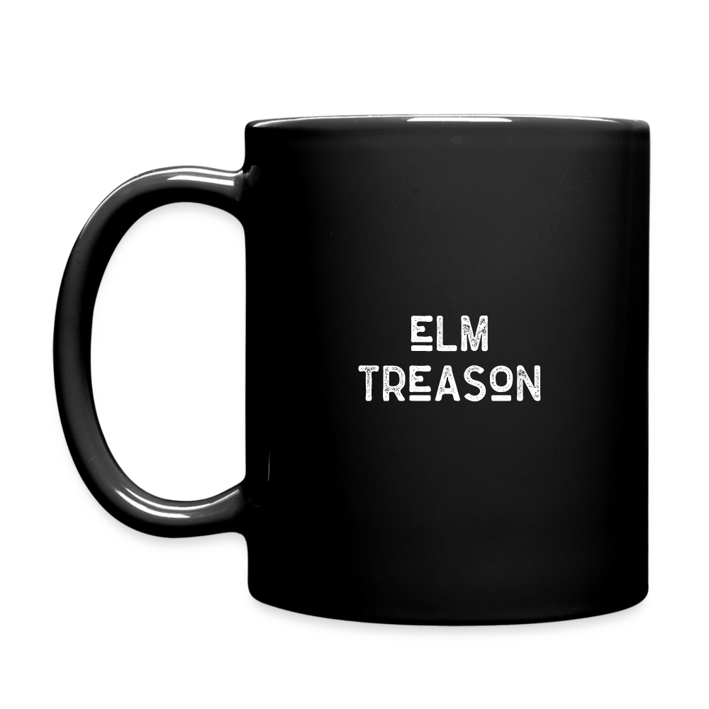 Elm Treason Burning Guitars/Logo Mug - 11 oz (black) - black