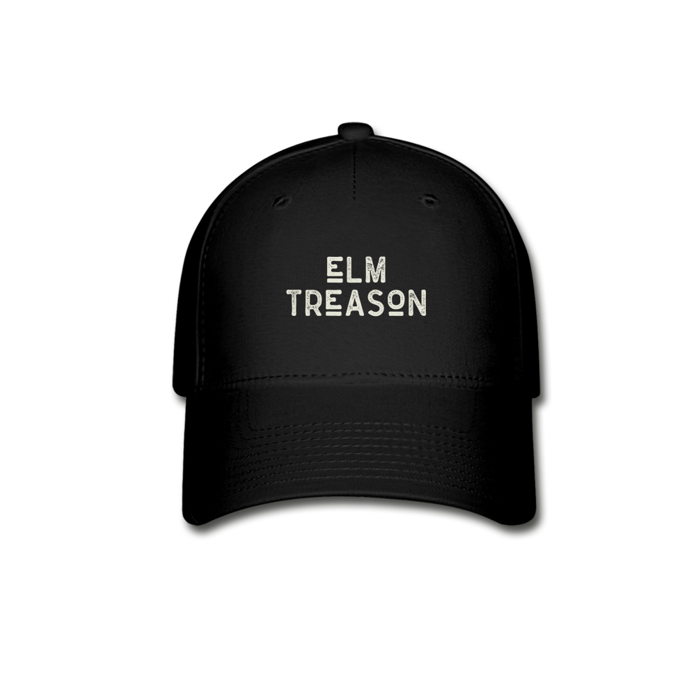 Elm Treason Logo Baseball Cap - black