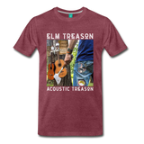 Acoustic Treason T-Shirt (Men) - heather burgundy