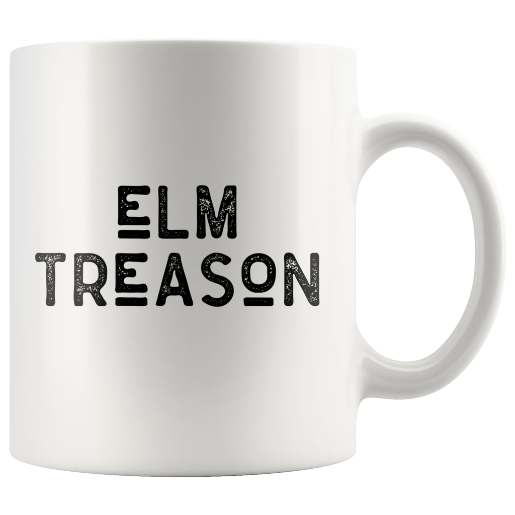 Elm Treason Logo Mug - 11 oz (white)