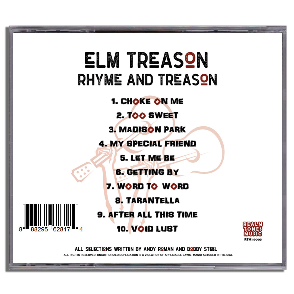Rhyme and Treason CD (Physical)