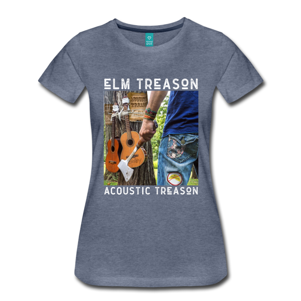 Acoustic Treason T-Shirt (Women) - heather blue