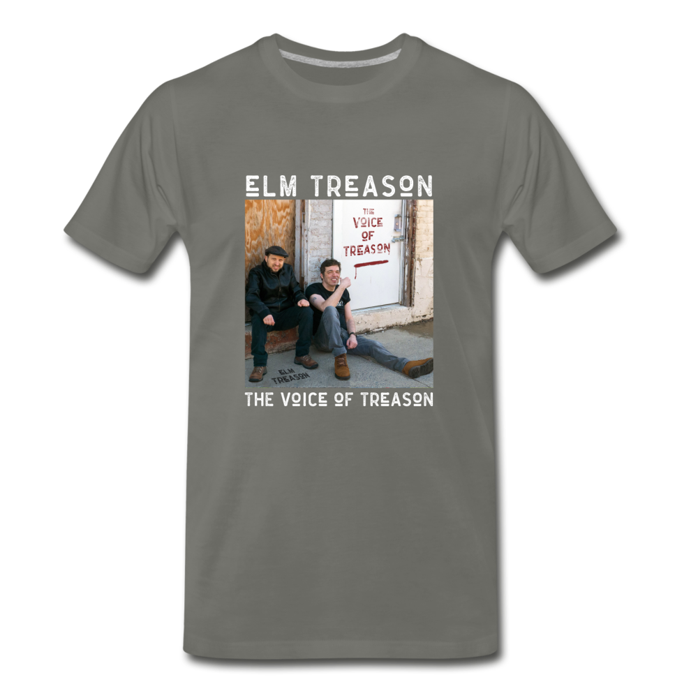 The Voice of Treason T-Shirt (cover) (Men) - asphalt gray