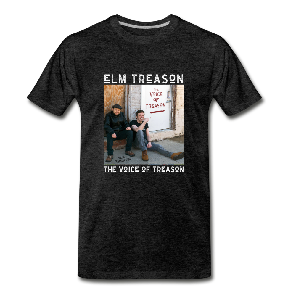 The Voice of Treason T-Shirt (cover) (Men) - charcoal gray