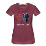 The Voice of Treason T-Shirt (standing) (Women) - heather burgundy