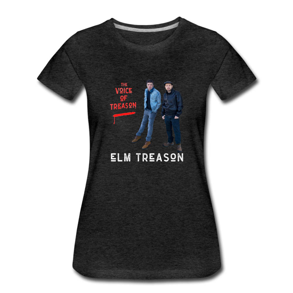 The Voice of Treason T-Shirt (standing) (Women) - charcoal gray