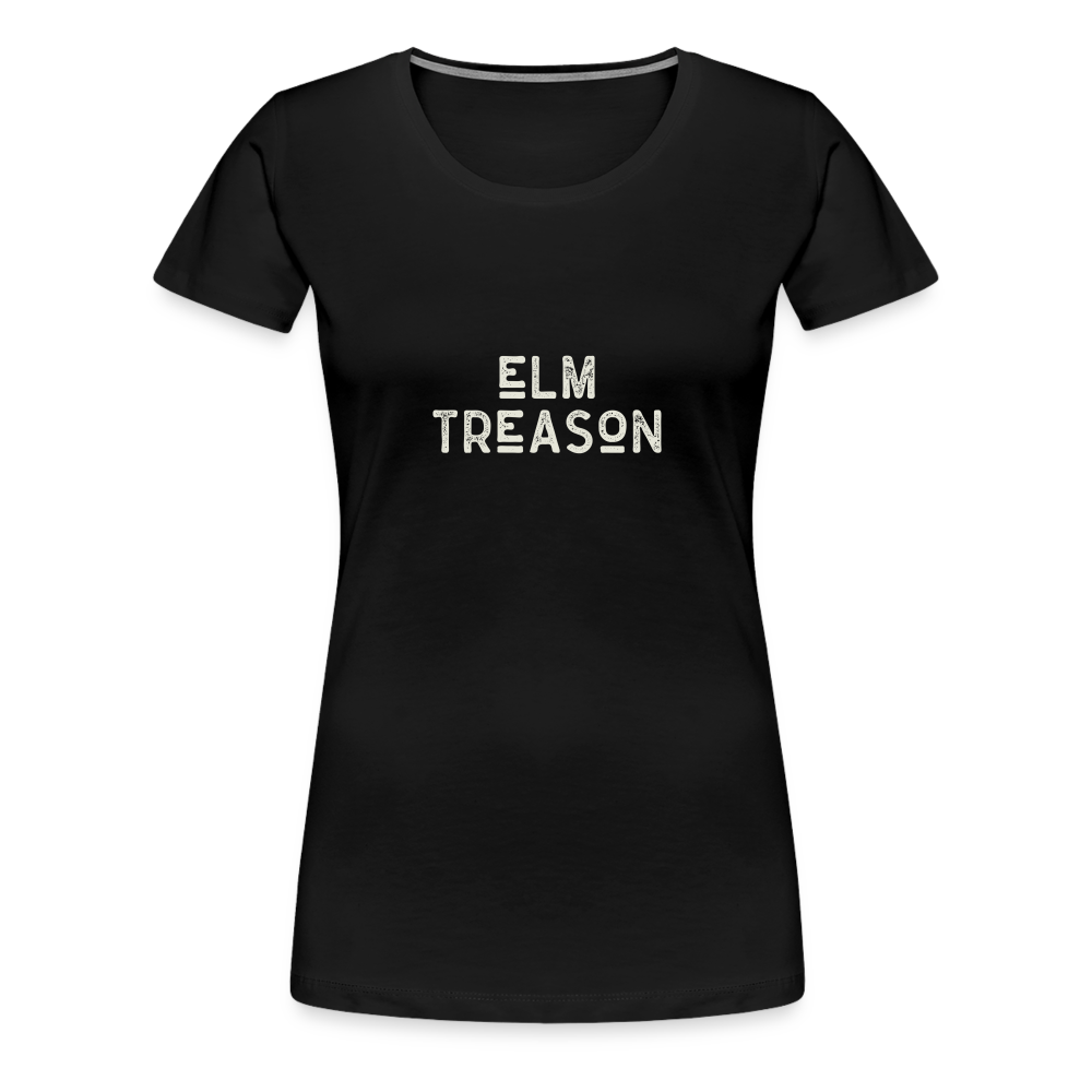 Elm Treason Logo T-Shirt (Women) - black