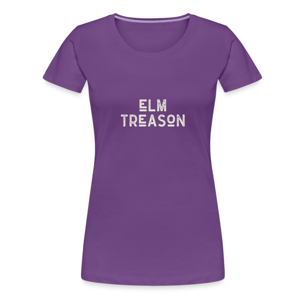 Elm Treason Logo T-Shirt (Women) - purple