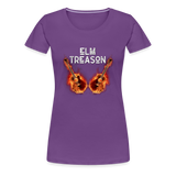 Burning Guitars T-Shirt (Women) - purple