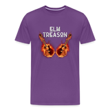 Burning Guitars T-Shirt (Men) - purple